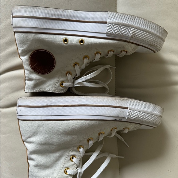Custom Design white platform converse - Picture 8 of 13
